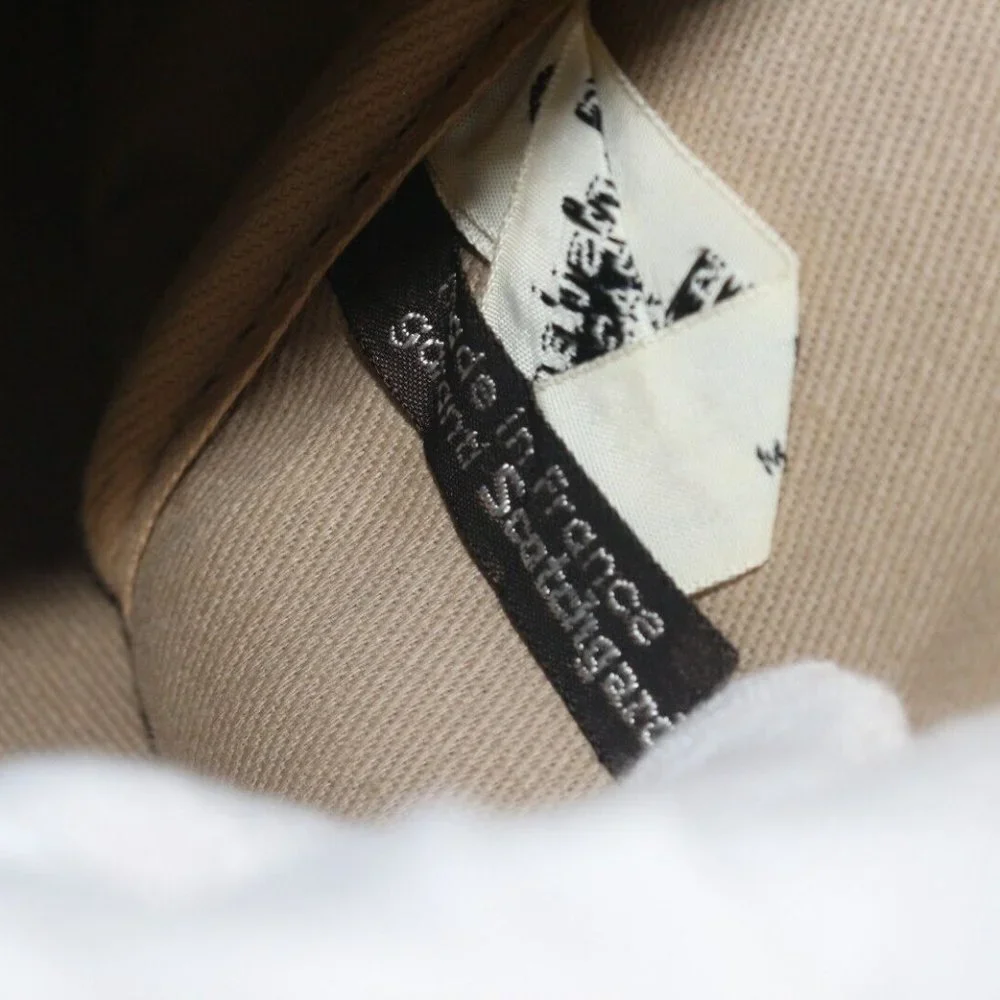 Dior brown embossed